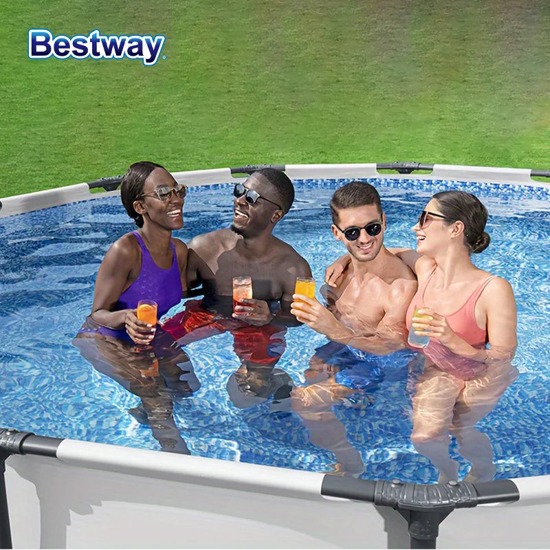 56406 Swimming Pool Set, above Ground round Play Pool, round Framed Swimming Pool, above Ground Framed Swimming Pool