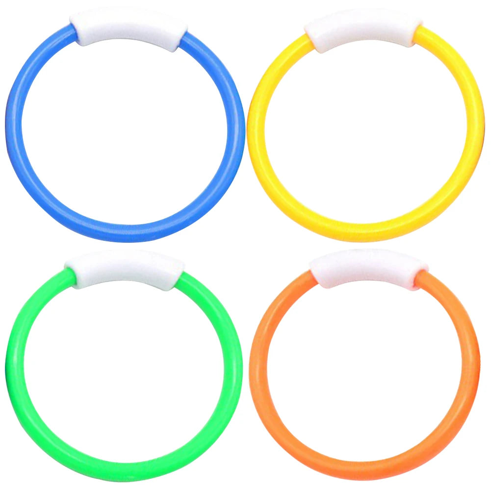 2Pcs/Set through Door Diving Ring Funny Swimming Game Aids Reusable Underwater Swimming Dive Door Adults Kids Pool through Rings