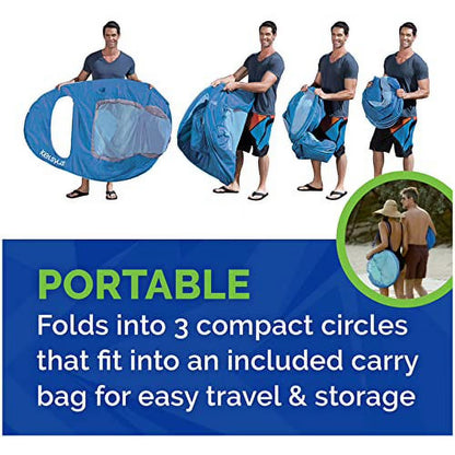 Premium Floating Lounger with Fast Inflation, Inflatable Recliner Chair, Lake & Pool Float for Adults with Cup Holder