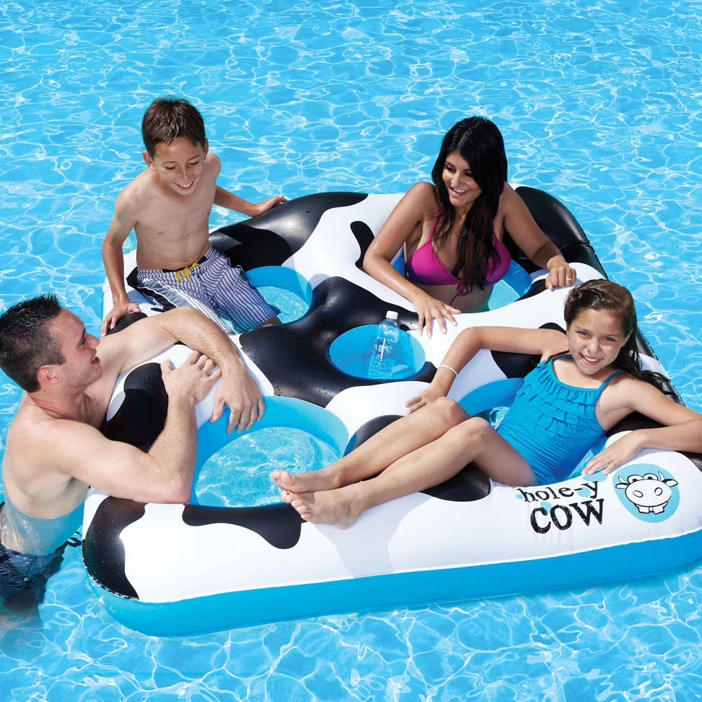 Hole-Y Cow Island Inflatable Pool Toy
